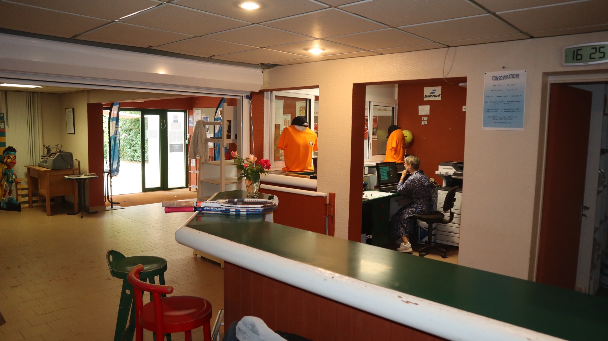 Accueil du Tennis Club Cholet