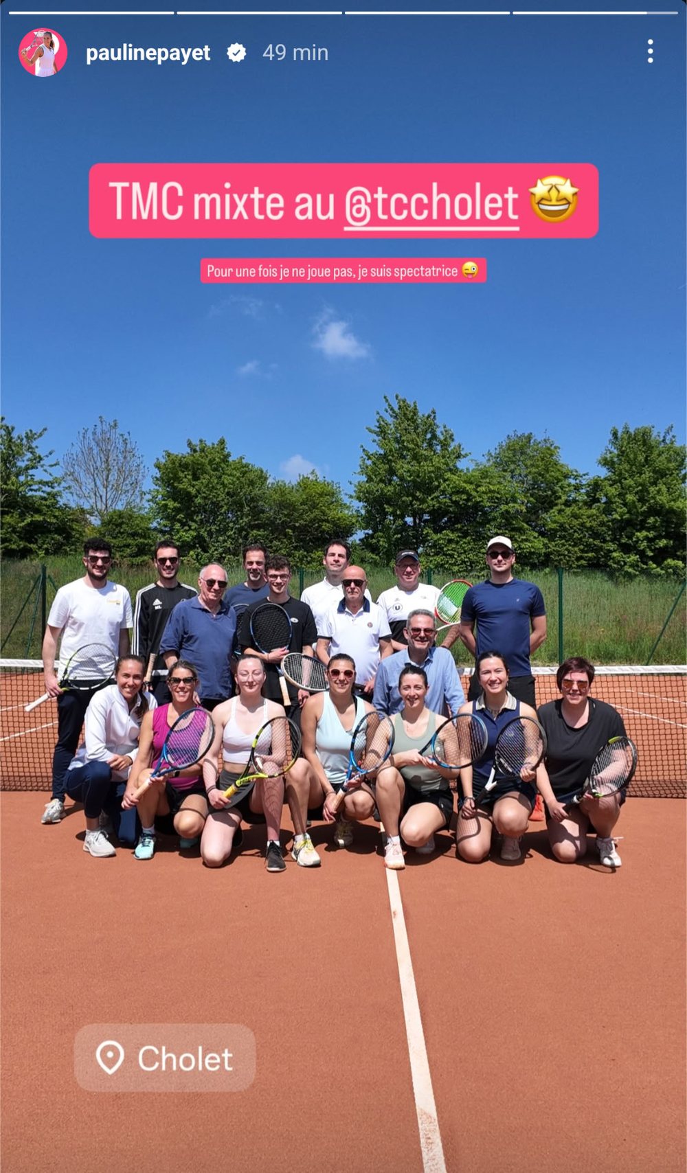 TMC mixte au Tennis Club Cholet