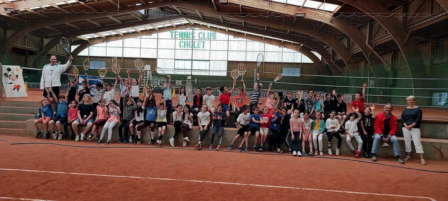 Tennis scolaire au Tennis Club Cholet